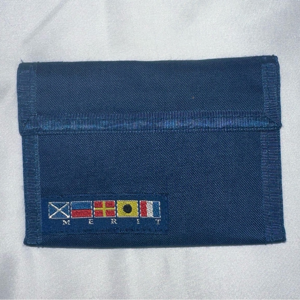 Vintage 80’s Merit Cigarettes Sailcloth Bifold Wallet